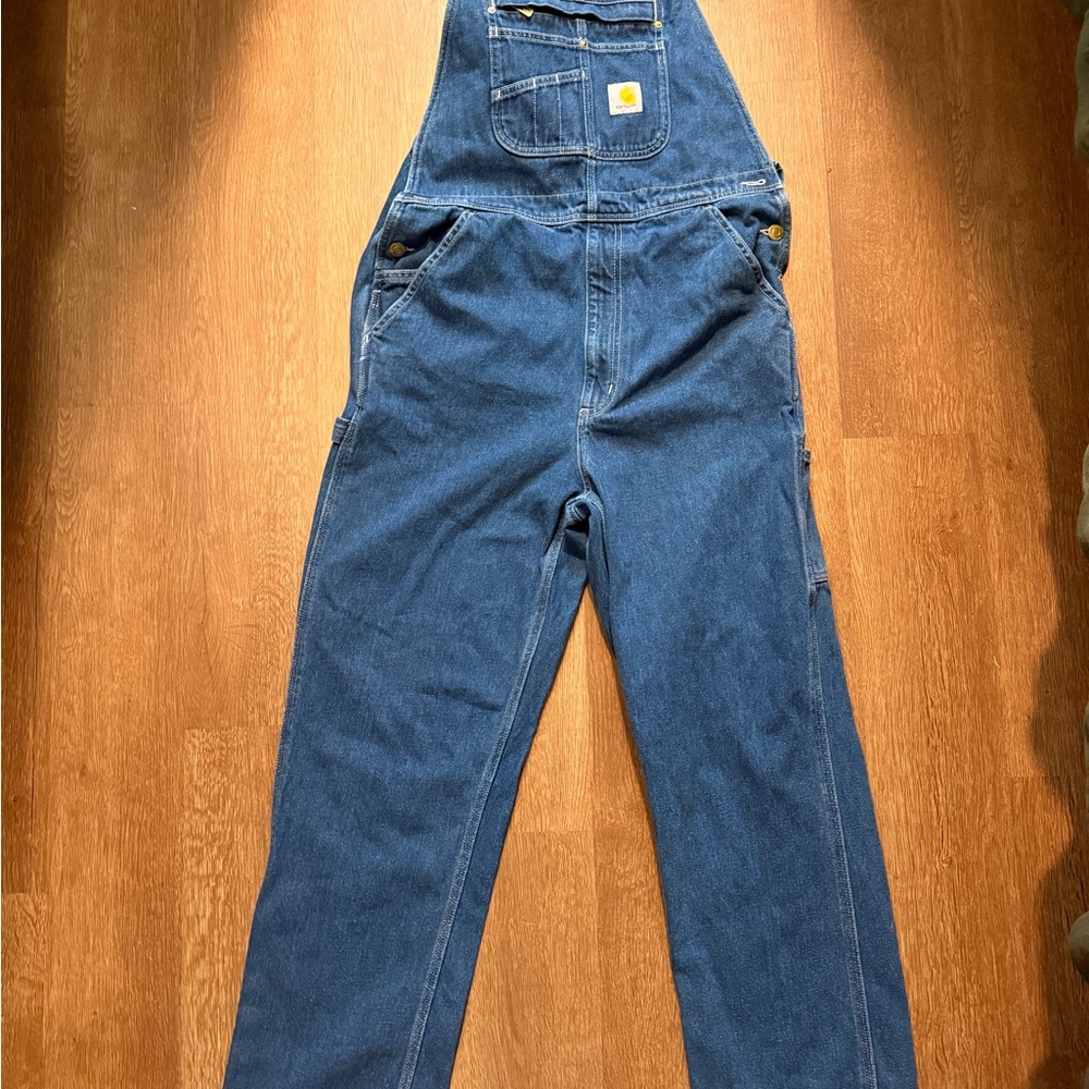 Carhartt Men’s Loose Fit Denim Bib Overalls – 32x32 (Brand New)